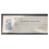 VINTAGE 'CANCELLED' BANK CHECK-DATED 1869
