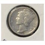 1927-P MERCURY DIME (90% SILVER) (GOOD) ***ASW