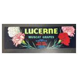 (5 COUNT) VINTAGE CRATE LABEL-'LUCERNE'
