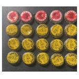 (20) VINTAGE BOTTLE CAPS ***15+5***