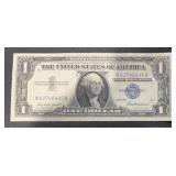 SERIES 1957 $1.00 SILVER CERTIFICATE ***SMALL FOLD