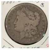 1884-S MORGAN SILVER DOLLAR (90% SILVER) (GOOD)