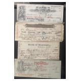 (4)'DIFFERENT' VINTAGE PAPER DOCUMENTS