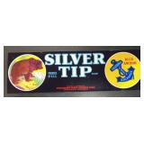 (5 COUNT) VINTAGE CRATE LABEL-'SILVER TIP'