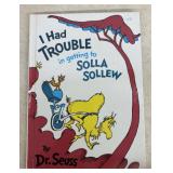 'DR. SEUSS' CHILDREN'S BOOK-I HAD TROUBLE IN
