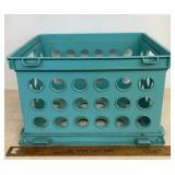 PLASTIC CRATE-GREEN/CHECK OUT THE PIC'S
