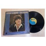 RECORD ALBUM-'DONNY OSMOND'/TOO YOUNG
