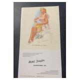 VINTAGE INK BLOTTER-HOTEL TRAYLOR