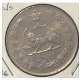 1336 IRAN (10-RIALS) COIN