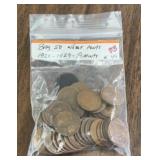 (BAG OF 50) 1920-29-P MINTS LINCOLN WHEAT BACK