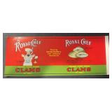 (5 COUNT) VINTAGE CAN LABEL-ROYAL CHEF