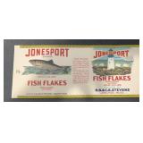 (6 COUNT) VINTAGE CAN LABEL-JONESPORT