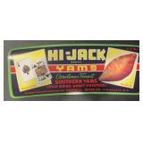 (5 COUNT) VINTAGE CRATE LABEL-HI~JACK