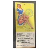 VINTAGE INK BLOTTER-BROMFIELD~RITTER