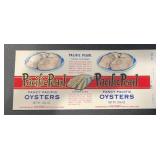 (5 COUNT) VINTAGE CAN LABEL-PACIFIC PEARL