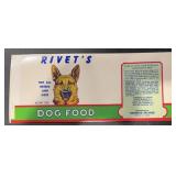(5 COUNT)VINTAGE CAN LABEL-RIVET'S