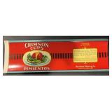 (7 COUNT) VINTAGE CAN LABEL-CRIMSON CUPS