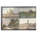 (4)VINTAGE POSTCARDS-ASSORTED/UNUSED