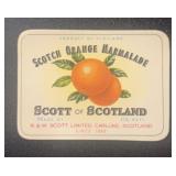 (5 COUNT)VINTAGE JAR LABEL-SCOTT OF SCOTLAND/