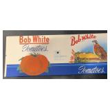 (5 COUNT)VINTAGE CAN LABEL-BOB WHITE