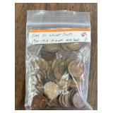 (BAG OF 50) 1910-1919-P MINT LINCOLN WHEAT BACK.