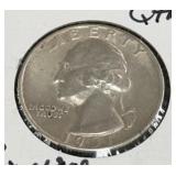 1951-D/D WASHINGTON QUARTER ***AU-REPUNCHED M/M***