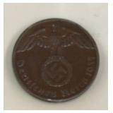1937-A GERMANY (1-PFENNING) COIN ***W/SWASTIKA***
