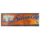 (5 COUNT) VINTAGE CRATE LABEL-SILVER CUP