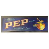 (5 COUNT) VINTAGE CRATE LABEL-PEP