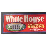 (5 COUNT) VINTAGE CRATE LABEL-WHITE HOUSE
