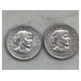 (2)1979-D SUSAN B. ANTHONY DOLLARS