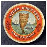 (5 COUNT)VINTAGE JAR LABEL-ALFRED JONES' SONS