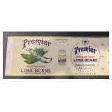 (6 COUNT) VINTAGE CAN LABEL-PREMIER