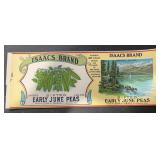 (7 COUNT)VINTAGE CAN LABEL-ISAAC BRAND