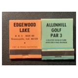 (2)MATCHBOOKS-GREENCASTLE. INDIANA