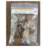 (BAG OF 50) 1940-58-P&D LINCOLN WHEAT BACK CENTS