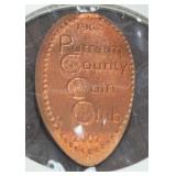 1962 'PUTNAM COUNTY COIN CLUB' ***ELONGATED***