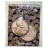 LINCOLN CENT BOOK '1941-1974'/*CONTAINS 51 COINS*