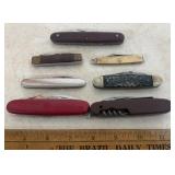 (7)POCKET KNIVES-ASSORTED/CHECK OUT THE PIC'S