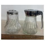 GLASS CONDIMENT JARS-CHECK OUT THE PIC'S