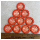 (10 COUNT)'CASASSA'S DAIRY/BRAZIL, INDIANA' BOTTLE