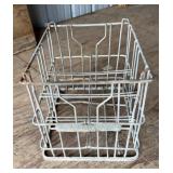 METAL DAIRY CRATE