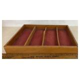 WOODEN DIVIDED CRAWER TRAY-CHECK OUT THE PIC'S