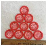 (10 COUNT)'CASASSA'S DAIRY/BRAZIL, INDIANA' BOTTLE