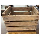WOODEN APPLE CRATE