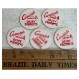 (5 COUNT)'CASASSA'S DAIRY/BRAZIL, INDIANA' BOTTLE