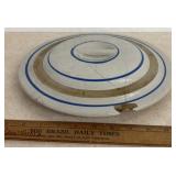 STONEWARE LID-'NOT PERFECT'/CHECK OUT THE PIC'S