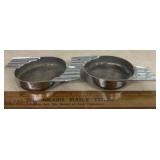 (2)METAL ASH TRAYS-CHECK OUT THE PIC'S
