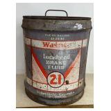 VINTAGE METAL CAN-LUBRICATED BRAKE FLUID