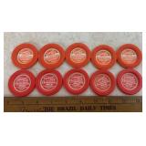 (10 COUNT)'CASASSA'S DAIRY/BRAZIL, INDIANA' BOTTLE